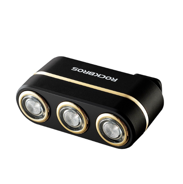 ROCKBROS Smart zadné svetlo na bicykel – IP64 vodotesné, výstražné, s nabíjaním cez USB-C a detekciou brzdenia, nočné cyklistické svetlo, príslušenstvo na bicykel