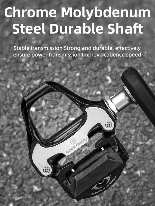 ROCKBROS SPD-SL ultralight pedále pre cestné bicykle z hliníkovej zliatiny pre cyklistickú efektivitu a stabilitu