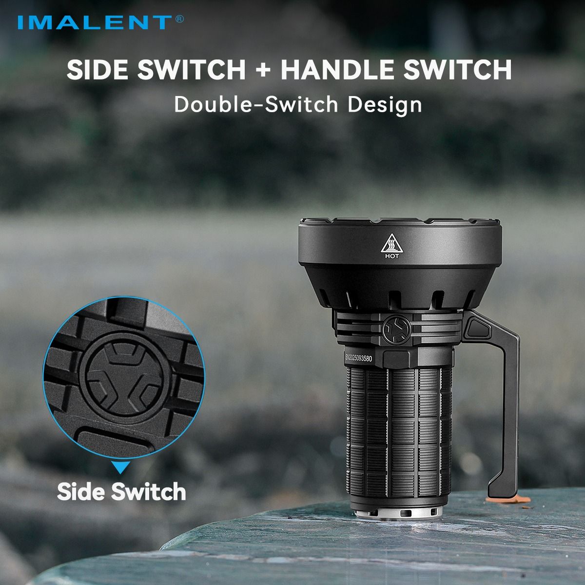 IMALENT SR16 výkonná baterka 55000 lúmenov | Extrémny dosvit 1715m | Ideálna pre outdoor