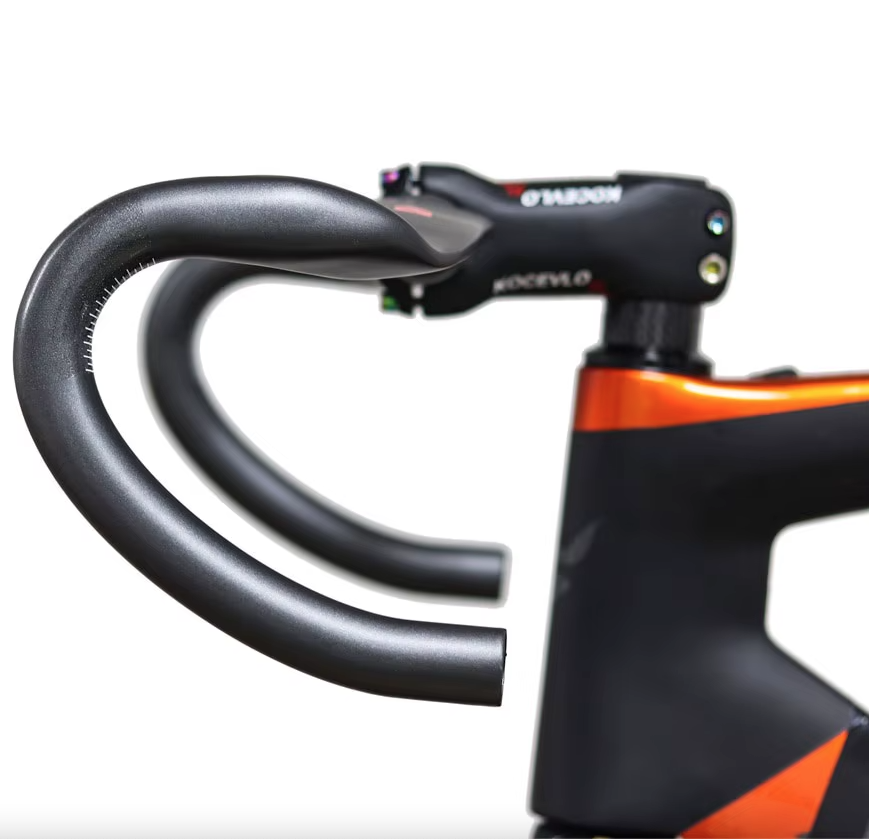 Cestný pretekársky bicykel celokarbónový všetky vnútorné káble 31,8mm vonkajšie uhlové drop bary pre gravel bicykel riadidlá