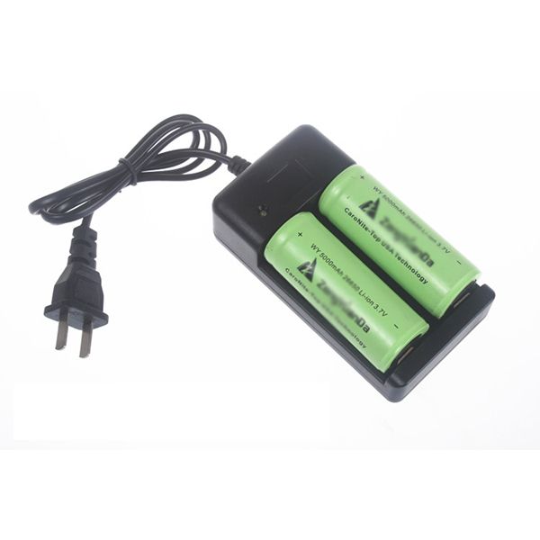 UltraFire Dvojitá nabíjačka pre 18650 a 26650 batérie, nabíjačka nabíjateľných batérií, bezpečná na cestovanie, AC 100-240V, univerzálna kompatibilita