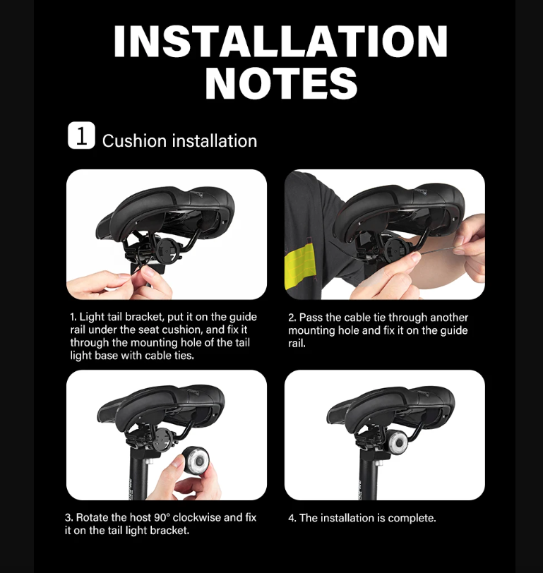 TOWILD TL03Pro LED Cyklistické zadné svetlo inteligentný brzdový senzor sedemfarebné blikanie odolný cyklistický doplnok