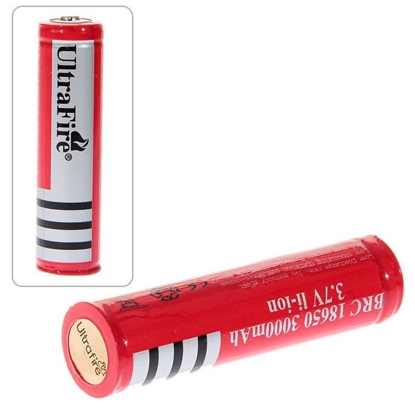 UltraFire 18650 3.7V 3000mAh Nabíjateľná batéria pre baterky, vape zariadenia, zariadenia s vysokým odberom, ekologická