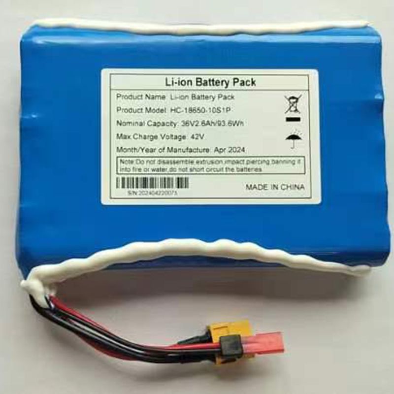 Výkonná 36V 10S1P Li-Ion batéria pre štvorkolesový skateboard ľahká a bezpečná s inovatívnym dizajnom