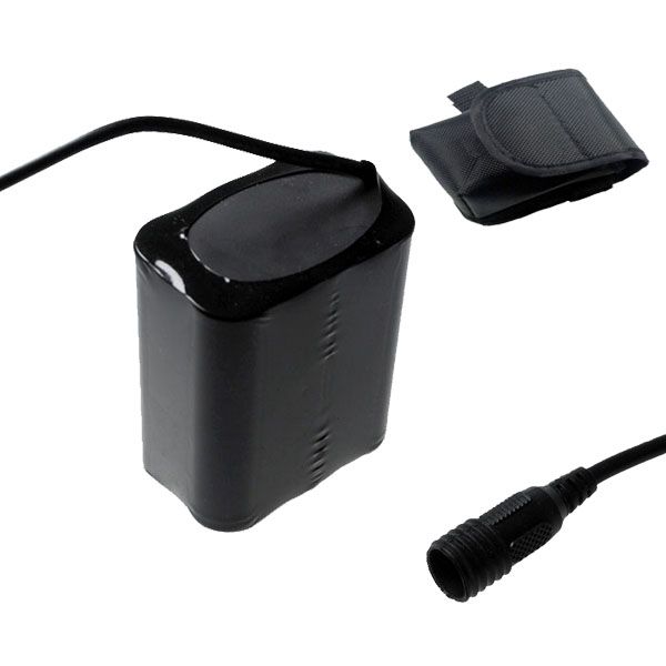 UltraFire 8.4V 13200mAh Vysokokapacitná batéria pre bicyklový reflektor s pevným skrutkovým rozhraním LED bicyklové svetlo