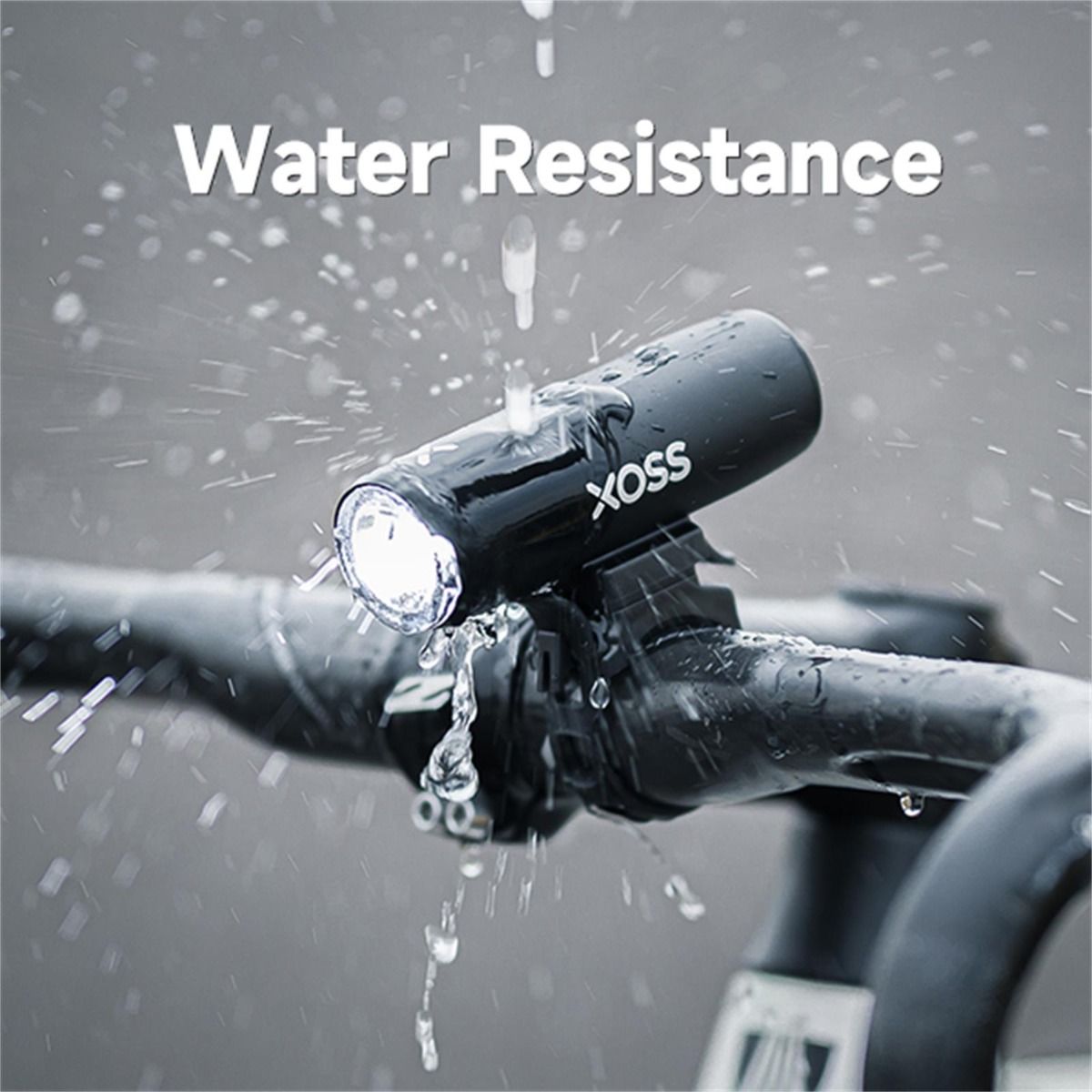 XOSS predné bicyklové svetlo 800 Lm, vodotesné, USB nabíjateľné, MTB predná lampa, príslušenstvo na cyklistiku